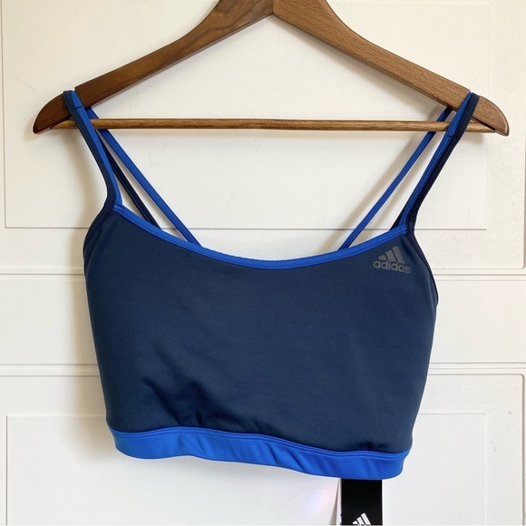 NWT Adidas Crossback Sports Bra Navy Blue Size XL - Picture 1 of 4